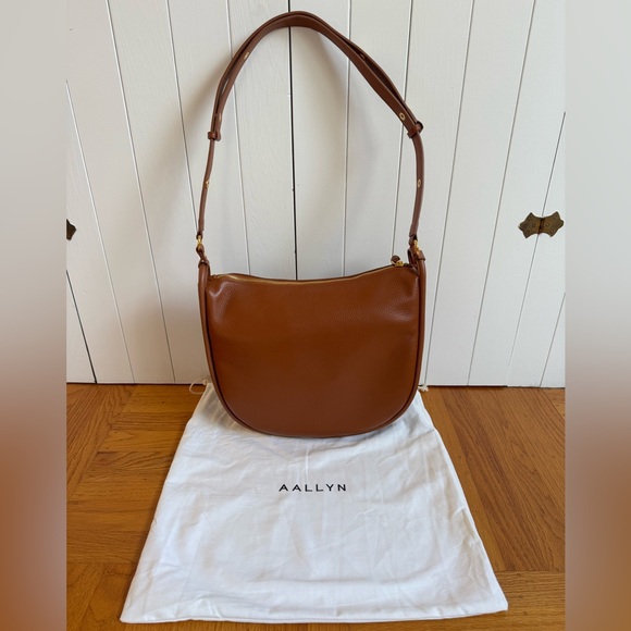 Aallyn Marley Hobo Shoulder Bag in Brown - Picture 2 of 9